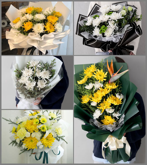 山东青岛平度市灰埠镇红庙姜家村白事花束代送